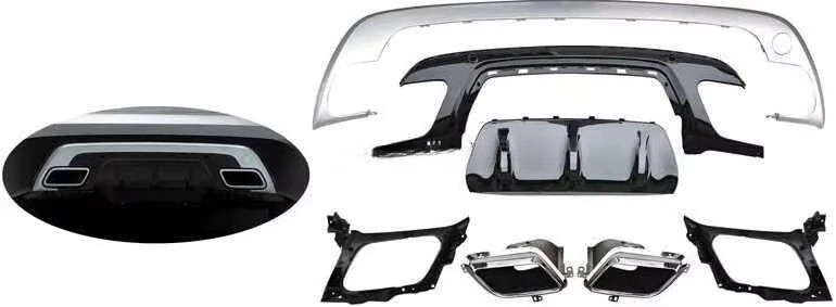 For RR Velar 2017- Base Upgrade to High Version Front and Rear Bumper Completely Body Kit